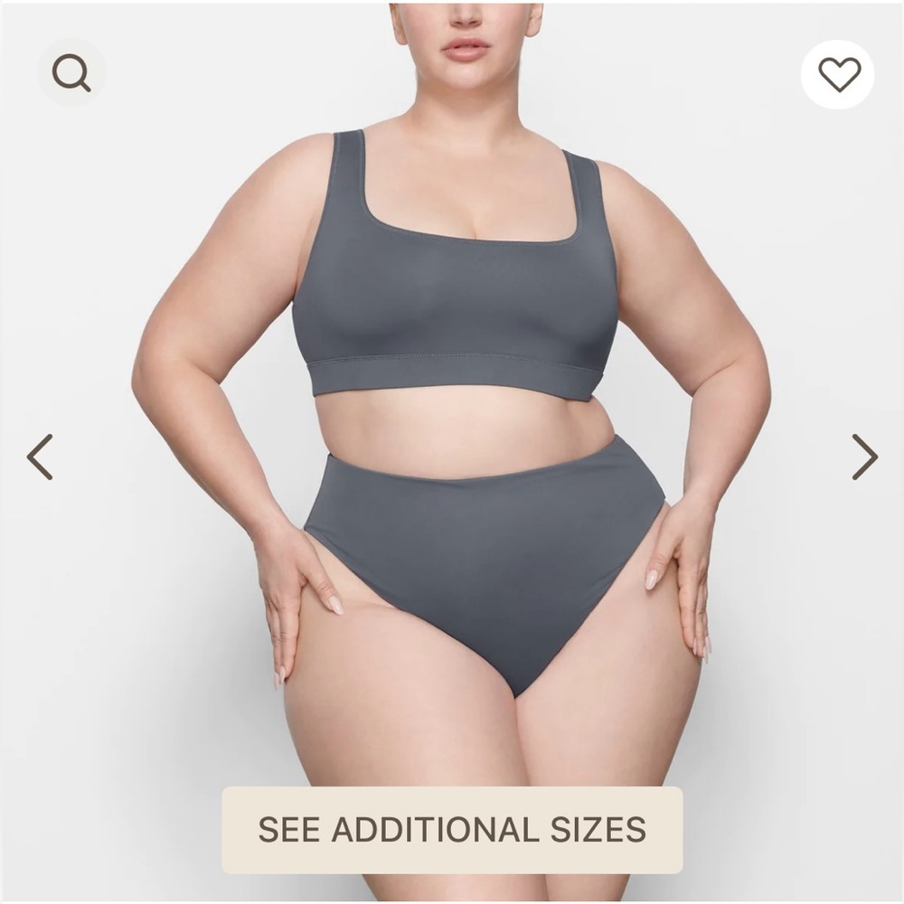 SKIMS NWT mid waist swim bottoms